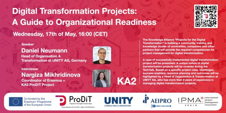 Webinar “Digital Transformation Projects: A Guide to Organizational Readiness”