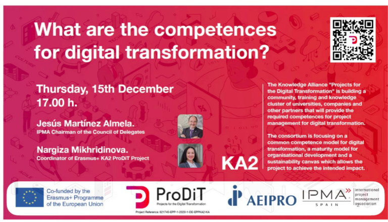 Webinar “What are the competences for digital transformation?” 